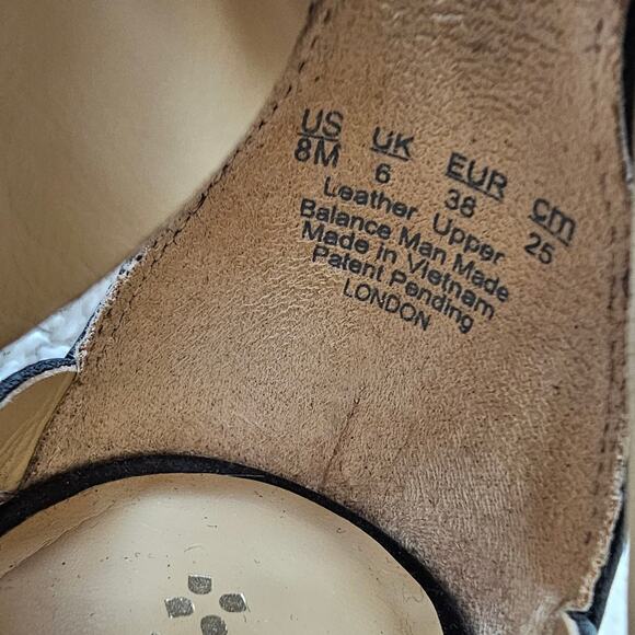 Naturalizer Women's London Leather Gladiator Heeled Sandals Size 8M Black Fairy - Picture 5 of 6